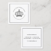Classy Crown Logo Visitekaartje (Voorkant / Achterkant)