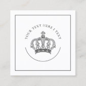 Classy Crown Logo Visitekaartje (Voorkant)