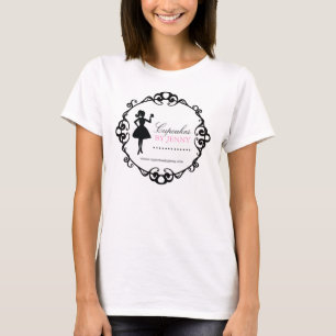 Classy Cupcake Silhouette Bakery T-Shirt