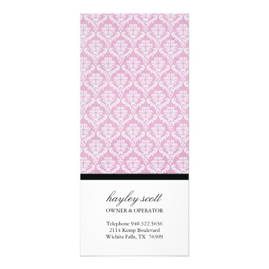 Classy Cupcake Silhouette Rack Kaart (Achterkant)