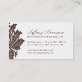 Classy Cupcake Visitekaartje (Achterkant)