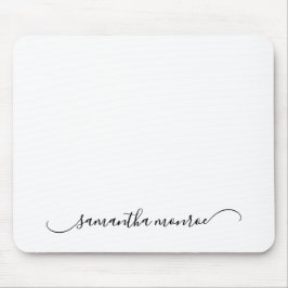 Classy Curved Swash Handtekening Voornaam Muismat