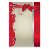  Classy Curvy-ontwerp | Deep Red Kaart (Achterkant)