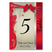 Classy Curvy-ontwerp | Deep Red Kaart (Voorkant)