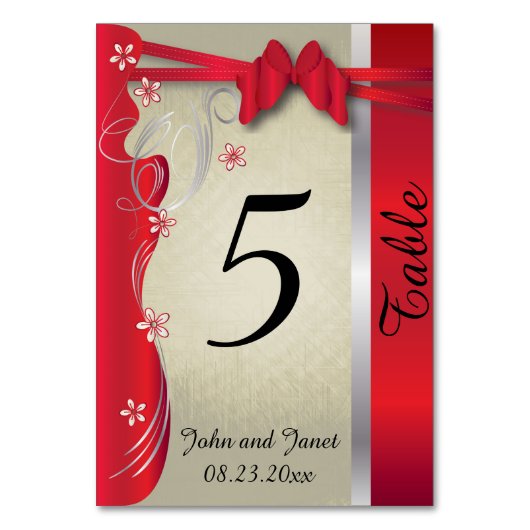  Classy Curvy-ontwerp | Deep Red Kaart (Voorkant)