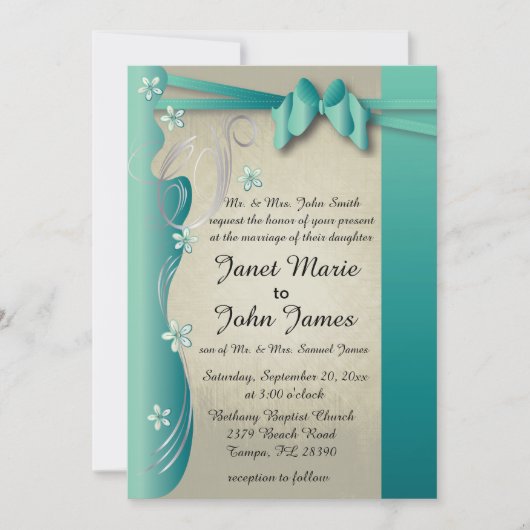  Classy Curvy-ontwerp | Jade en Silver Kaart (Voorkant)