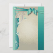  Classy Curvy-ontwerp | Jade en Silver Kaart (Achterkant)