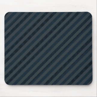 Classy Custom Dark Aqua & Navy Blue - Stripes Muismat