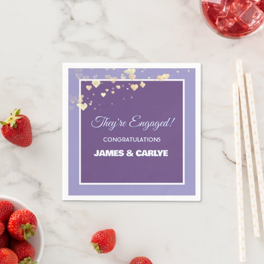 Classy, Custom Engagement Congrats  Servet (Insitu)