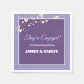 Classy, Custom Engagement Congrats  Servet (Voorkant)