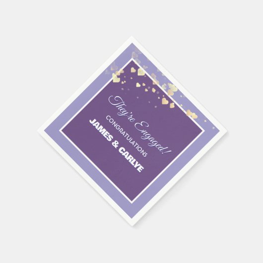 Classy, Custom Engagement Congrats  Servet (Hoek)