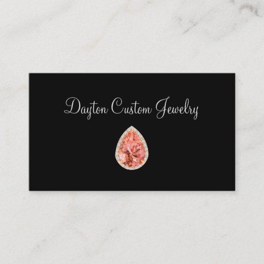 Classy Custom Jeweler Visitekaartjes (Voorkant)