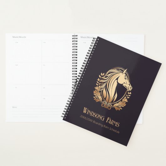 Classy Custom Paardencentrum Planner (Display)