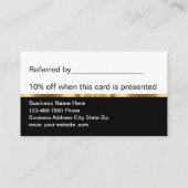 Classy Customer Referral beloont Kaarten (Achterkant)