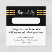 Classy Customer Referral Rewards Kaart Sjabloon (Voorkant)