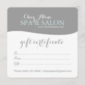 Classy Damask-cadeaubonnen (Achterkant)