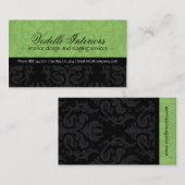 Classy Damask Designer Visitekaartje (Voorkant / Achterkant)