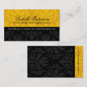 Classy Damask Designer Visitekaartje (Voorkant / Achterkant)