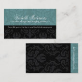 Classy Damask Designer Visitekaartje (Voorkant / Achterkant)
