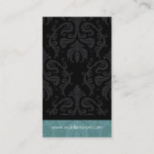 Classy Damask Designer Visitekaartje (Achterkant)