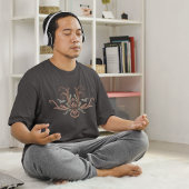 Classy Damask Geometric Flora met takken T-shirt