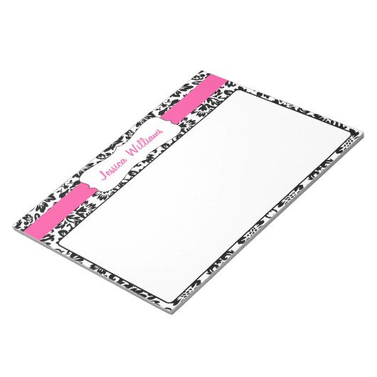 Classy Damask Notitieblok (Schuin)