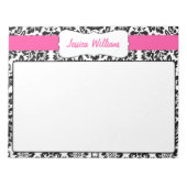 Classy Damask Notitieblok (Voorkant)