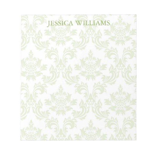 Classy Damask Notitieblok (Voorkant)