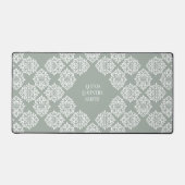 Classy Damask Regency geometrisch Bord salie Bureaumat (Voorkant)