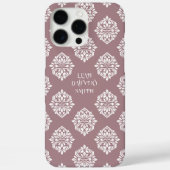 Classy Damask Regency Mountbatten Pink Case-Mate iPhone Case (Achterkant)