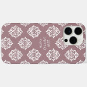 Classy Damask Regency Mountbatten Pink Case-Mate iPhone Case (Achterkant (horizontaal))