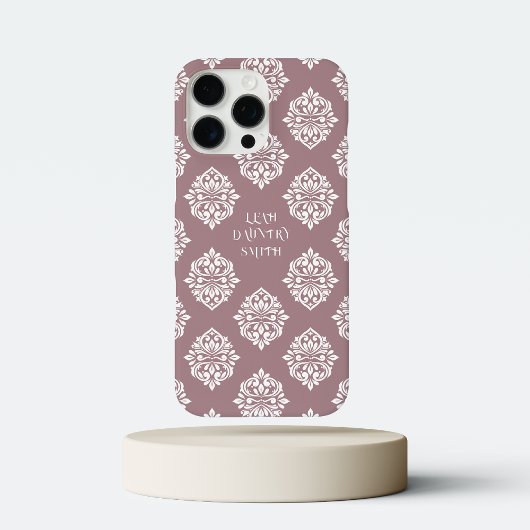 Classy Damask Regency Mountbatten Pink Case-Mate iPhone Case