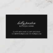 Classy Damask Visitekaartje (Achterkant)