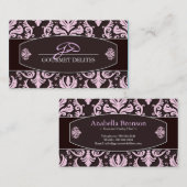 Classy Damask Visitekaartje (Voorkant / Achterkant)