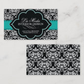 Classy Damask Visitekaartje (Voorkant / Achterkant)