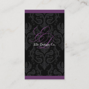 Classy Damask Visitekaartje