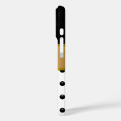 Classy Dames Meisjes Monogram Bling Case-Mate iPhone Case (Achterkant / Links)