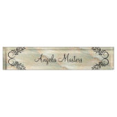 Classy Dames Monogram Executive Naambordje (Voorkant)