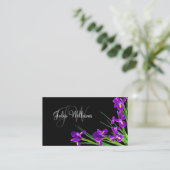 Classy Dames Monogram Style Visitekaartje (Staand voorkant)