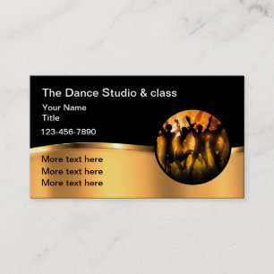 Classy Dance Studio en lessen Visitekaartje