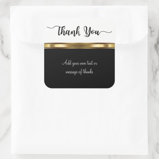 Classy dank u Sticker Labels (Tas)