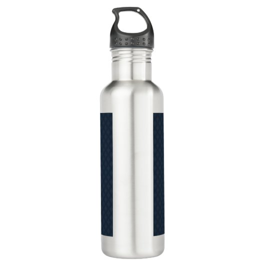 Classy Dark Blue op maat Waterfles (Achterkant)