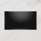 Classy Dark Lawyer Metal Kijk Visitekaartje (Achterkant)