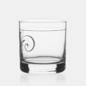 Classy decoratief Initiaal H Whisky Glas (Links)