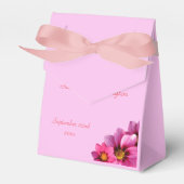 Classy decoratieve hoek Dahlias Verjaardag Bedankdoosjes (Voorkant Zijde)