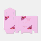 Classy decoratieve hoek Dahlias Verjaardag Bedankdoosjes (Uitgevouwen)