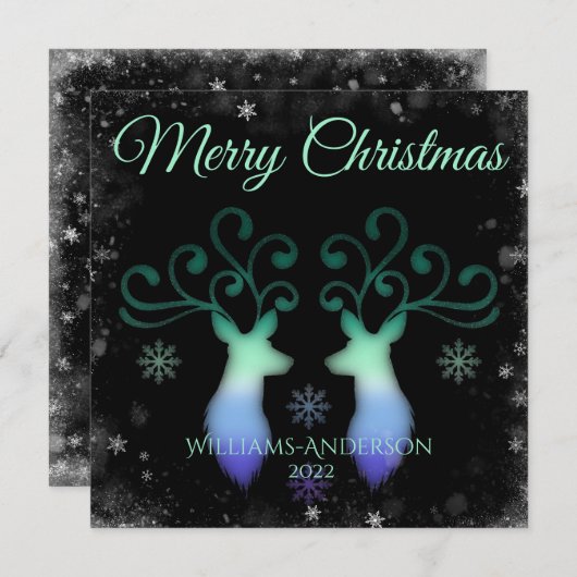 Classy Deer, de G in LGBTQ, Pride, Kerstmis (Voorkant / Achterkant)