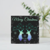 Classy Deer, de G in LGBTQ, Pride, Kerstmis (Staand voorkant)