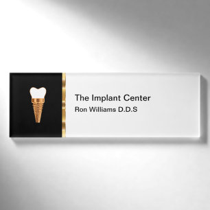 Classy Dental Implantations Personeel Naam Tags