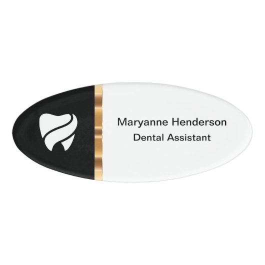 Classy Dental Office Personeel Naambadge (Voorkant)